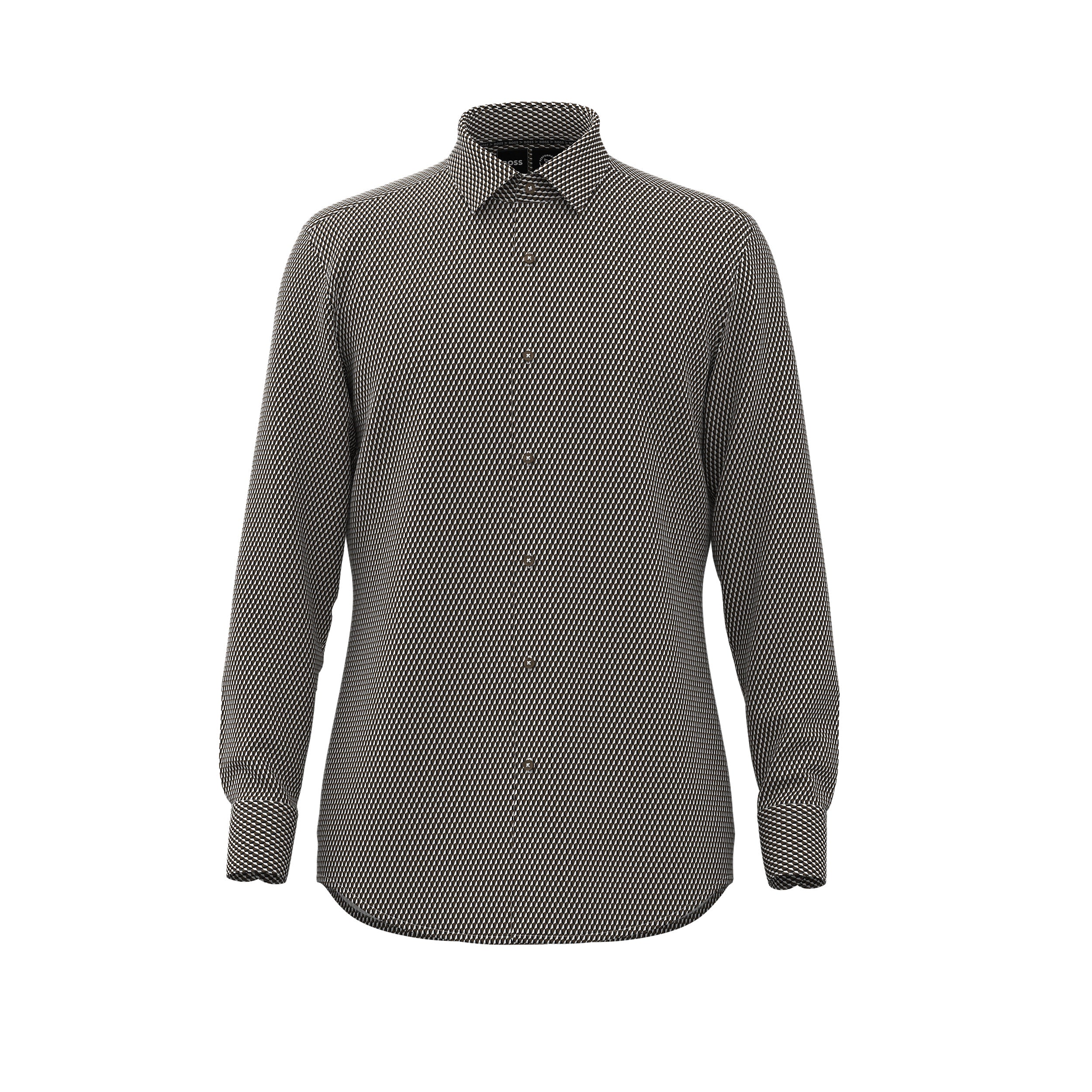 CP BRO Men's Slim Fit Shirt (SBO1-09 B-HS-PRT-BSL_M) Black : :  Clothing & Accessories