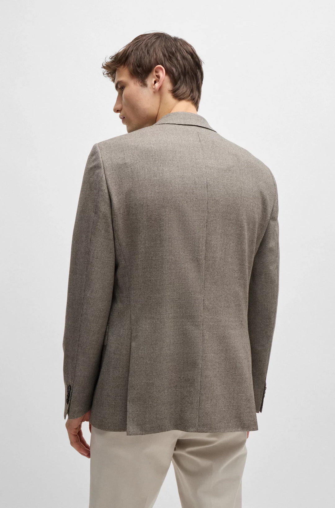 H-Hutson Slim-Fit Jacket in Micro-Patterned Stretch Wool H-Hutson Slim-Fit Jacket in Micro-Patterned Stretch Wool