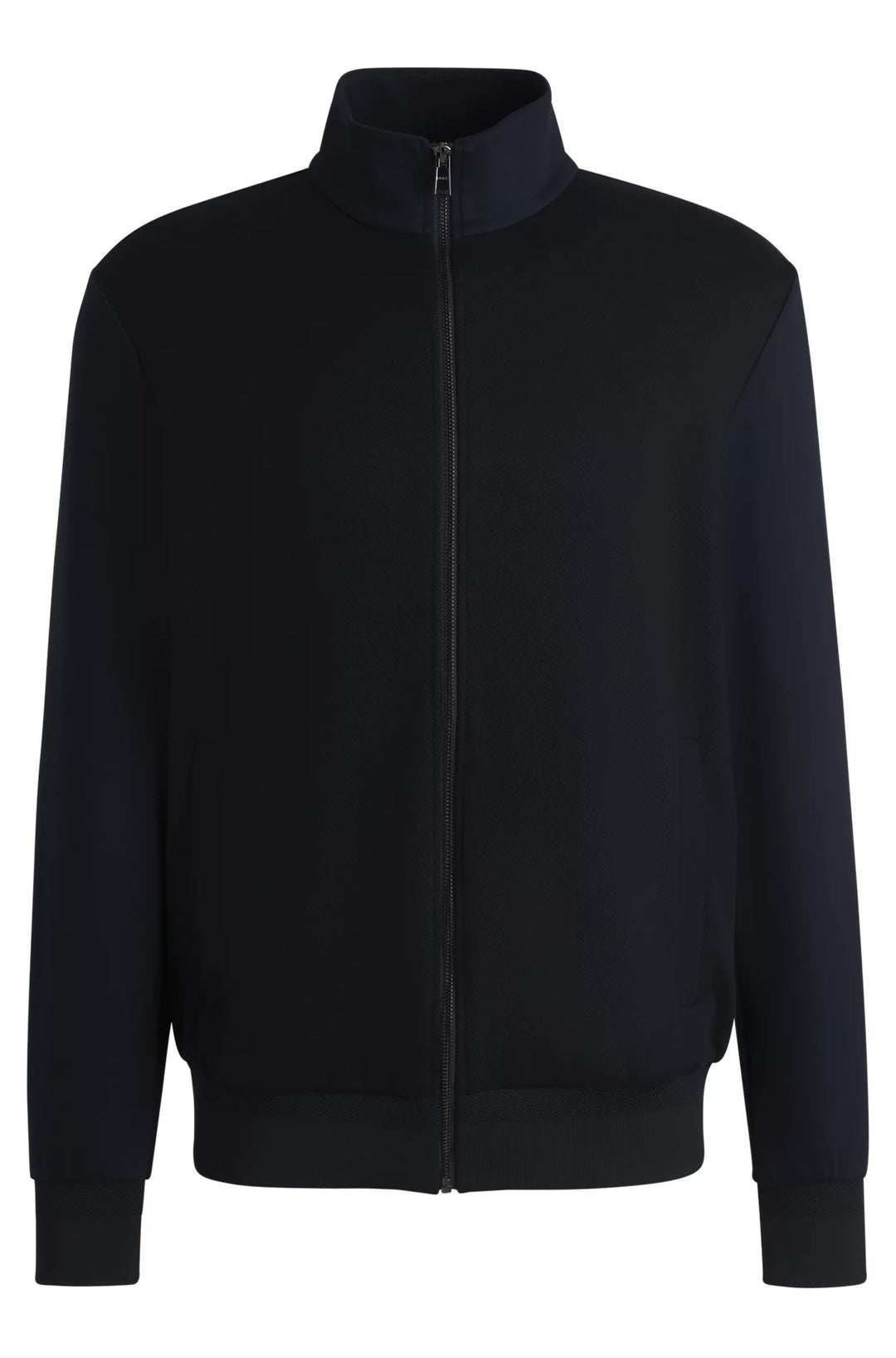 H-Shepherd Regular-Fit Zip-Up Sweatshirt in Stretch Cotton