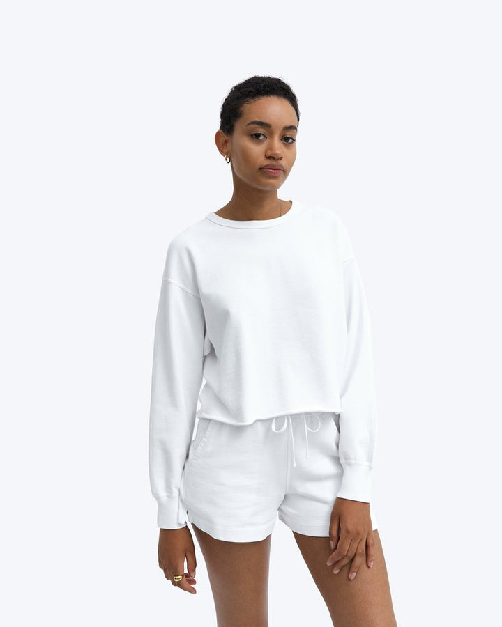 Reigning champ cut off crewneck on sale